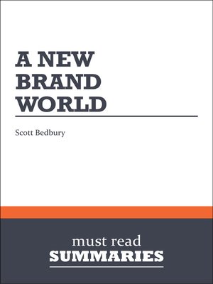 cover image of A New Brand World - Scott Bedbury